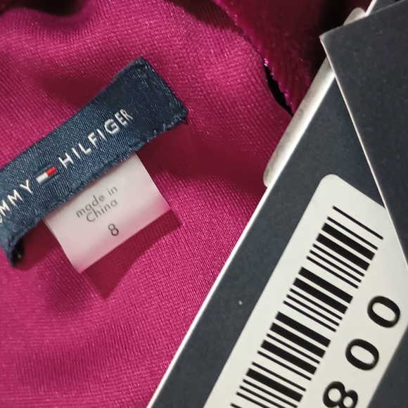 Slvls MockNeck Velvet Burnout Midi TrapezeDress Fuchsia - Picture 12 of 16